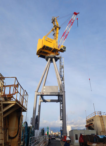Grúa en riel - RBC 30 - CIMOLAI TECHNOLOGY - de mástil / para aplicaciones marinas / de elevación