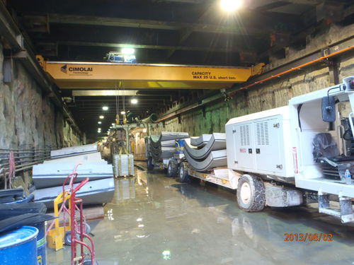 Puente grúa de riel doble - OHC 25 - CIMOLAI TECHNOLOGY - para unidad de hormigón prefabricado