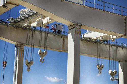 Pórtico en riel - RGC 340 - CIMOLAI TECHNOLOGY - para obras de infraestructura