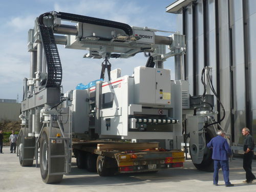 Carretilla elevadora de tipo straddle (horcaja) con neumáticos - MST 60 - CIMOLAI TECHNOLOGY