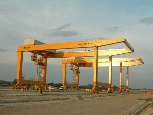 Pórtico en riel - RGC 52 - CIMOLAI TECHNOLOGY - para contenedores