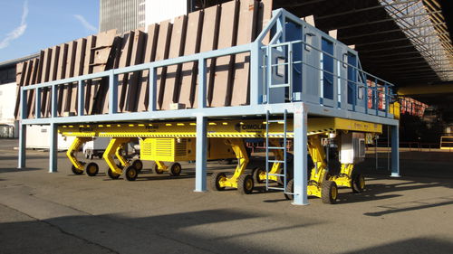 Transportador autopropulsado de más de 6 ejes - FBT 40 - CIMOLAI TECHNOLOGY - compacto / plataforma