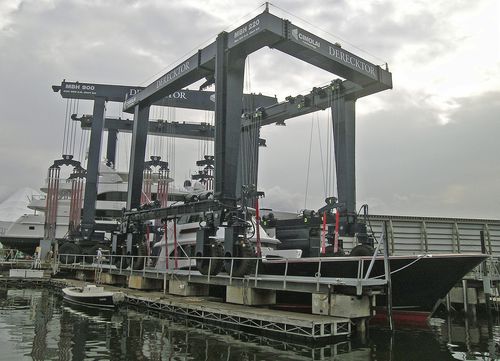 Pórtico portátil - MBH 220 - CIMOLAI TECHNOLOGY - de descarga de buque