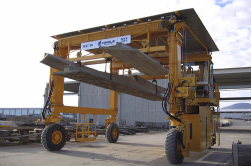 Carretilla elevadora de tipo straddle (horcaja) para la ingeniería civil - MST 30t - 2 - CIMOLAI TECHNOLOGY
