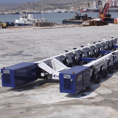 Transportador autopropulsado de más de 6 ejes - MBT 300t - 3 - CIMOLAI TECHNOLOGY - para barco