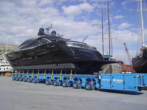 Transportador autopropulsado de más de 6 ejes - MBT 300t - 11 - CIMOLAI TECHNOLOGY - para barco