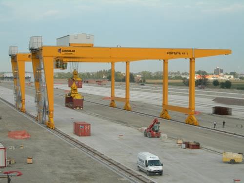 Pórtico en riel - RGC - CIMOLAI TECHNOLOGY - para contenedores