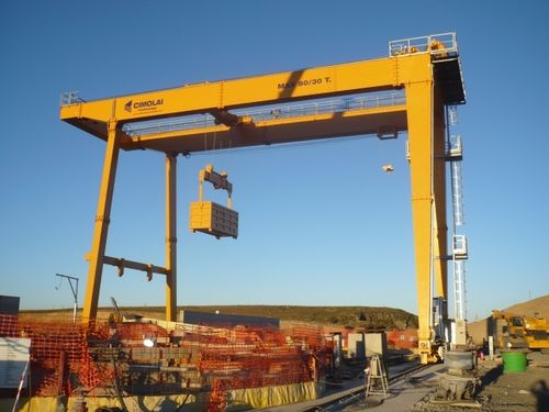 Pórtico en riel - RGC 20 - CIMOLAI TECHNOLOGY - para obra de elementos prefabricados