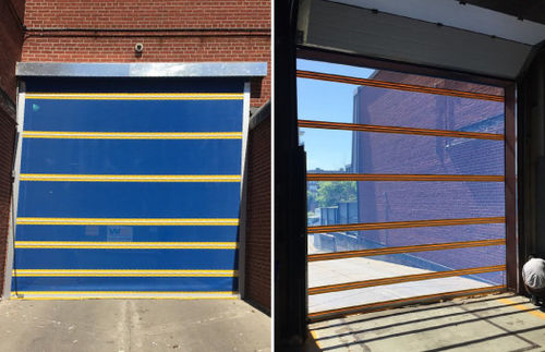 Puerta enrollable - Wilcox Door Service Inc - corredera / industrial / para muelle de carga