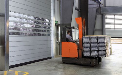 Puerta enrollable - Wilcox Door Service Inc - de metal / para interior / industrial