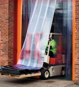 Puerta de tiras industrial - Wilcox Door Service Inc