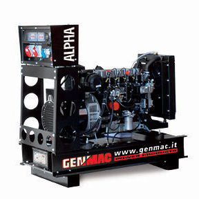 Grupo electrógeno diésel - ALPHA G30IO - GENMAC SRL - trifásico / estacionario / 50 Hz