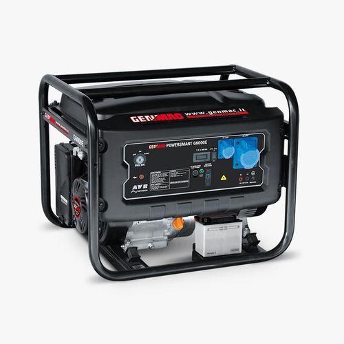 Grupo electrógeno con motor de gasolina - GENMAC SRL - monofásico / portátil / 50 Hz