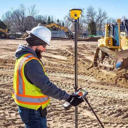 Sistema de posicionamiento multieje - Trimble Navigation - Construction Division - trípode / para máquina de construcción / inteligente