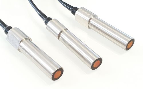 Transductor de ultrasonidos cilíndrico - PBP Optel sp. z o.o. - con contacto / de medición
