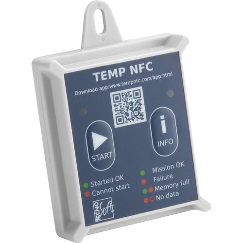 Registrador de datos de temperatura - TempNFC RC - Tecnosoft - NFC / sin pantalla / para aplicaciones médicas