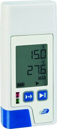 Registrador de datos de temperatura - TempPDF-L - Tecnosoft - USB / con pantalla LCD / para aplicaciones médicas