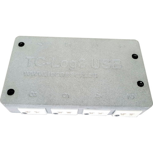 Registrador de datos de temperatura - TC-Log 8 USB - Tecnosoft - USB / sin pantalla / para termopar