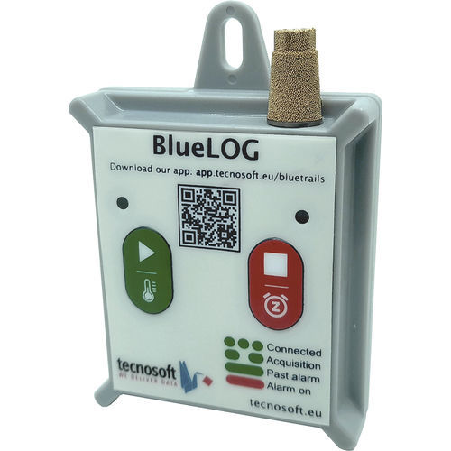 Registrador de datos de temperatura y humedad - BlueLOG RH - Tecnosoft - bluetooth / sin pantalla / de uso alimentario
