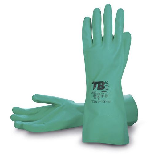 Guante de trabajo - 9009LG - tomas bodero s.a. - para la industria agroalimentaria / de protección química / de caucho nitrilo