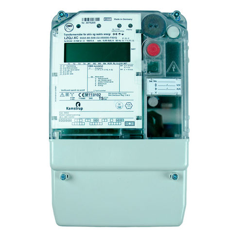 Contador de energía eléctrica de pared - Kamstrup Instumenation - con pantalla LCD