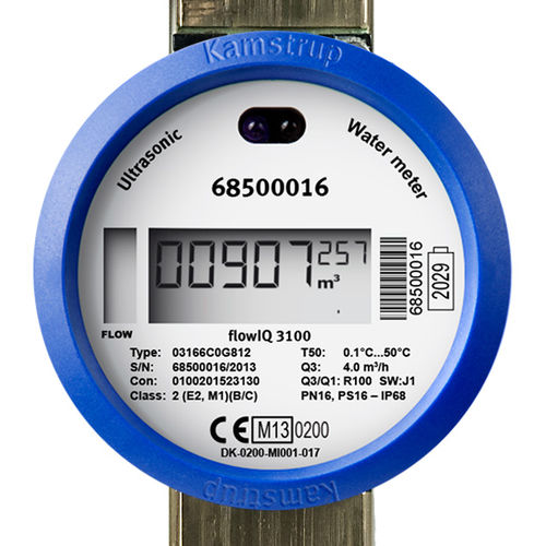 Contador de agua digital - flowIQ® 3100 - Kamstrup Instumenation - por ultrasonidos
