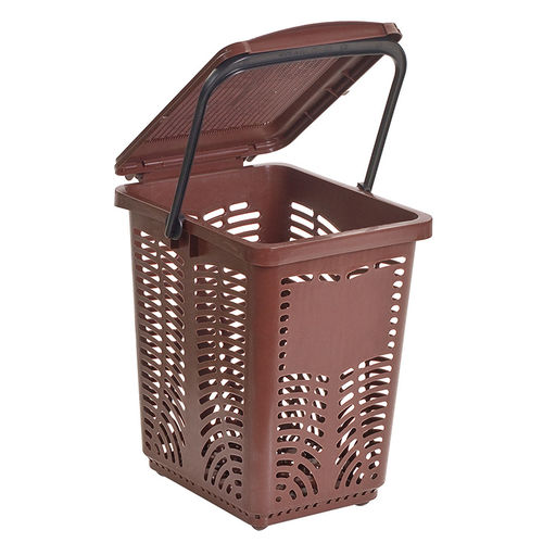 Cubo de basura de PP - Stelo 10 - SARTORI AMBIENTE S.R.L. - de residuos orgánicos / con tapa
