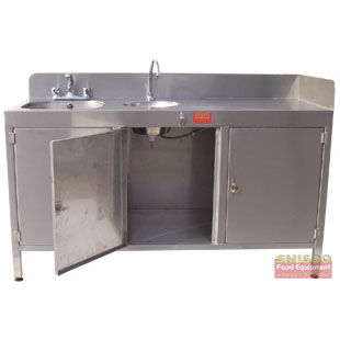 Fregadero para la industria agroalimentaria - Smisco Food Equipment Ltd - de acero inoxidable