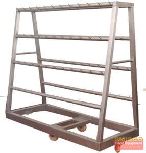 Carro de transporte - Smisco Food Equipment Ltd - de acero inoxidable / para carne / con ruedas giratorias