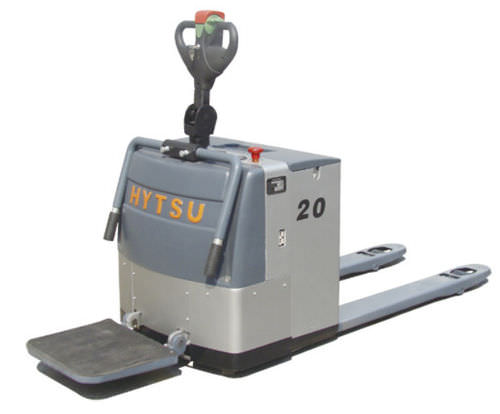 Transpaleta eléctrica - XAE/BE20 - HYTSU GROUP - con conductor plantado / multifunción