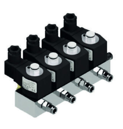 Manifold de 3 vías - 9214210 - Thermoval - de aluminio / para aplicaciones hidráulicas / para aire