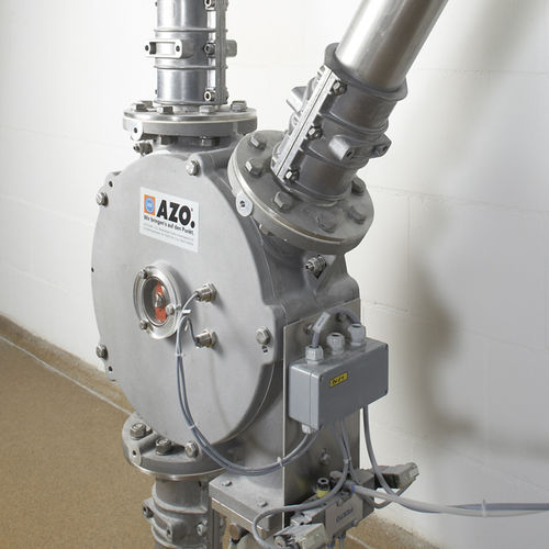 Válvula desviadora de 2 vías - RW GE series - AZO Group - para transporte neumático / para productos alimentarios / para plástico