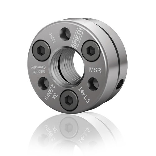 Contratuerca de precisión - MSR series - SPIETH-MASCHINENELEMENTE GmbH & Co KG - cilíndrica / de freno / de acero
