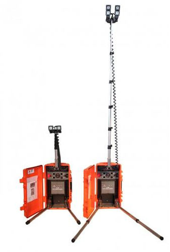 Torre de iluminación LED - Air-Light™ - Air Systems International - alimentada por batería