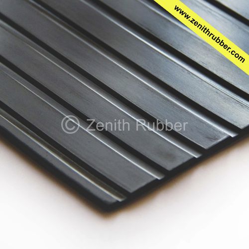 Alfombra de protección - TL series - Zenith Industrial Rubber Products Pvt. Ltd. - estriada / de polímero