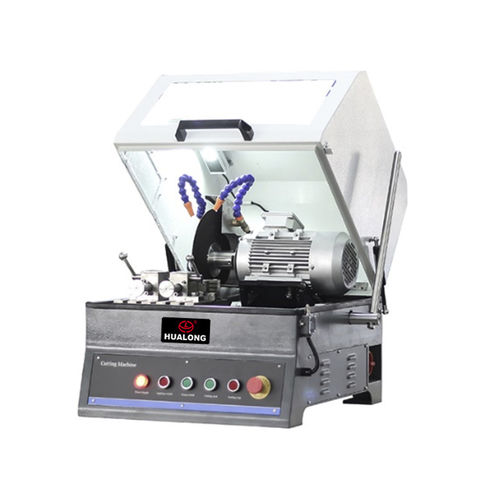 Máquina de corte de metalografía - HLC-300T - Shanghai Hualong Test Instruments Corporation - de hoja rotativa / para metal / de muestras