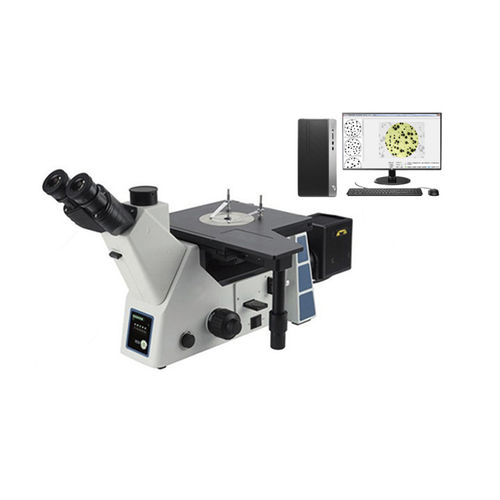 Microscopio metalográfico - HL201-BW - Shanghai Hualong Test Instruments Corporation - de laboratorio / de inspección / educativo