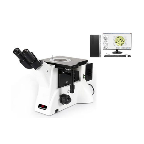 Microscopio metalográfico - HL102-CW - Shanghai Hualong Test Instruments Corporation - de laboratorio / de inspección / educativo