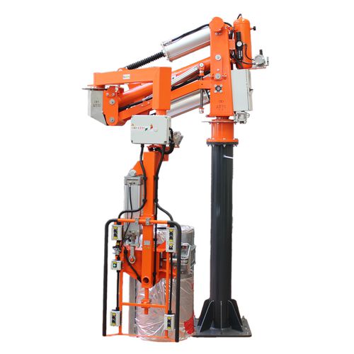 Brazo manipulador neumático - ATISmirus 500 - ATIS s.r.l. - con asidero / con toma en vacío / con sistema de apriete