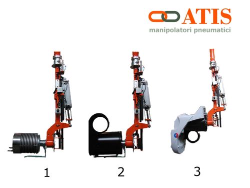 Manipulador con asidero - ATISmirus - ATIS s.r.l. - para componentes mecánicos / de manipulación / asistido