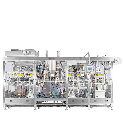 Termoformadora-llenadora-selladora para el envasado de productos lácteos - TFM - FASA - para placa de plástico / totalmente automática