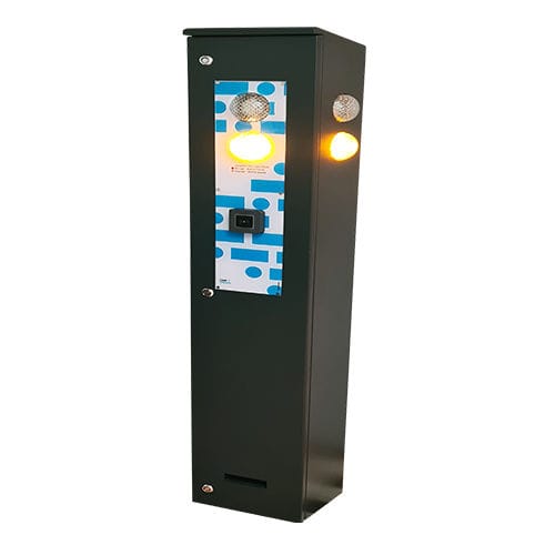 Borne eléctrico para espacio público - CITY 2N - CAME URBACO - fijo / de aluminio / con GPS integrado