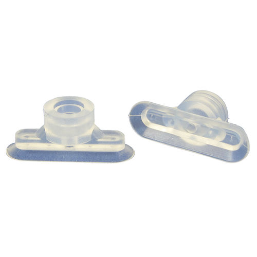 Ventosa plana - 10FO.24X8.001.02 - VacMotion - ovalada / de silicona / de elevación