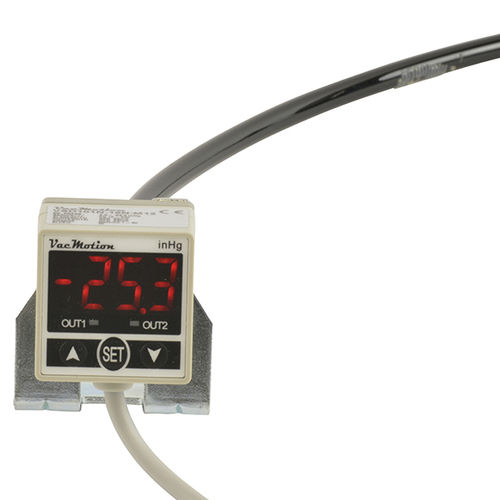 Vacuostato electrónico - VSD101P-18N-M12 - VacMotion - PNP / conector M12 / para aire