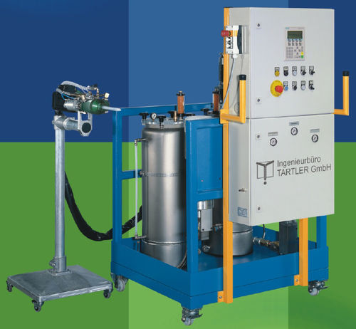 Mezclador-dosificador con bomba de engranajes - 0.1 - 13 l/min | Nodopur - TARTLER GmbH - de laboratorio / para moldeado por transferencia de resina RTM