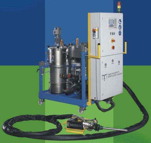 Mezclador-dosificador de resinas - max. 50 l/min | Nodopur VS - TARTLER GmbH - con bomba de engranajes / de laboratorio / con regulación de caudal