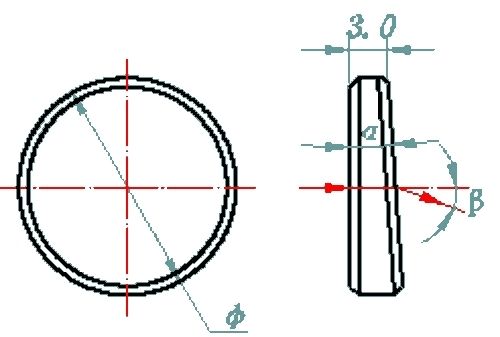 Prisma cuña - Artifex Engineering e.K. - de vidrio