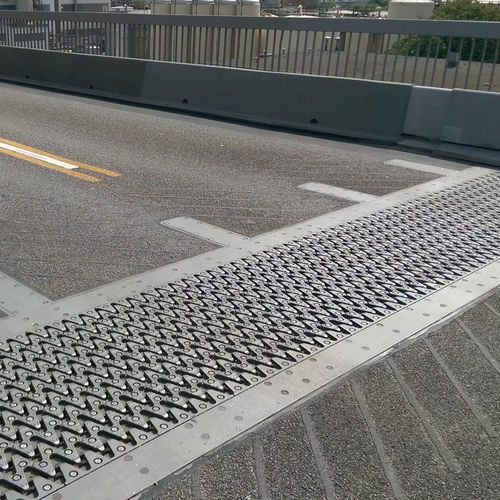 Junta de dilatación de acero - TENSA-MODULAR LR-LS - mageba - cuadrada / de encaje / para la construcción de puentes