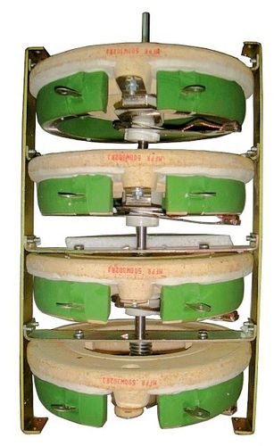 Reóstato manual - 1 - 4kW | FVR series - MF Power Resistor Ltd. - montado en tándem / de carga