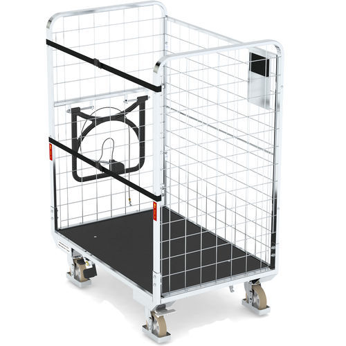Roll-container con cierre - EURO-LINE E1 - LKE GmbH - Excellence in Material Handling - de metal